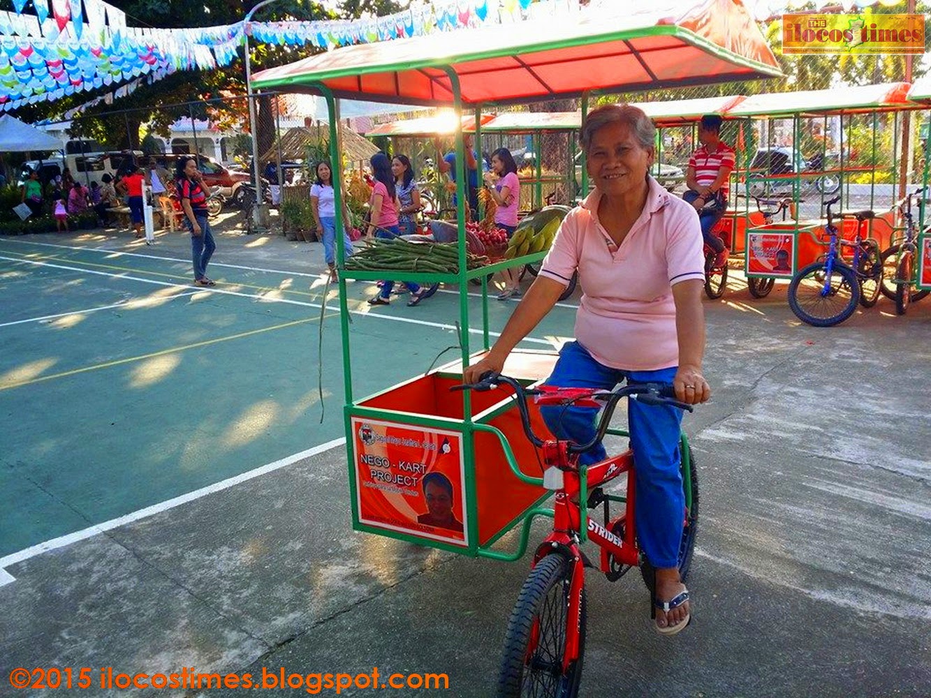 Solsona mobile vendors get 20 units of negokarts